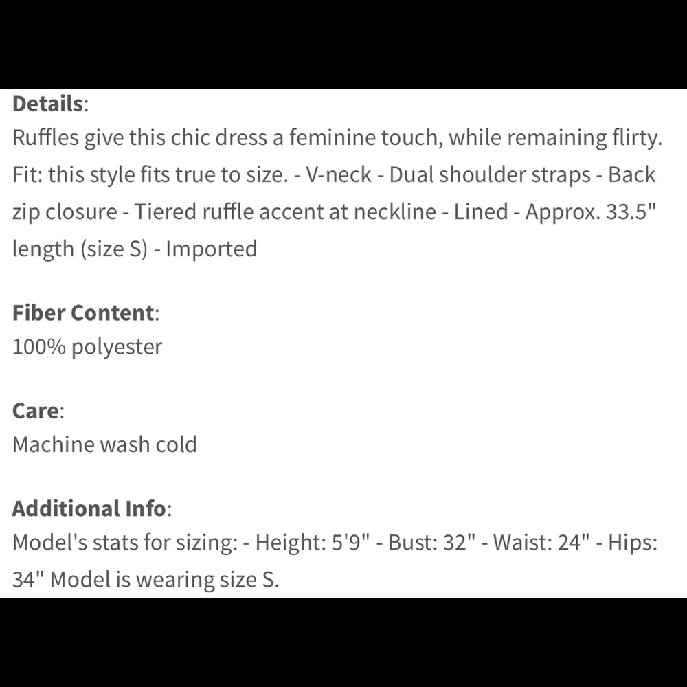 BCBGENERATION RUFFLED MINI DRESS - Picture 8 of 8